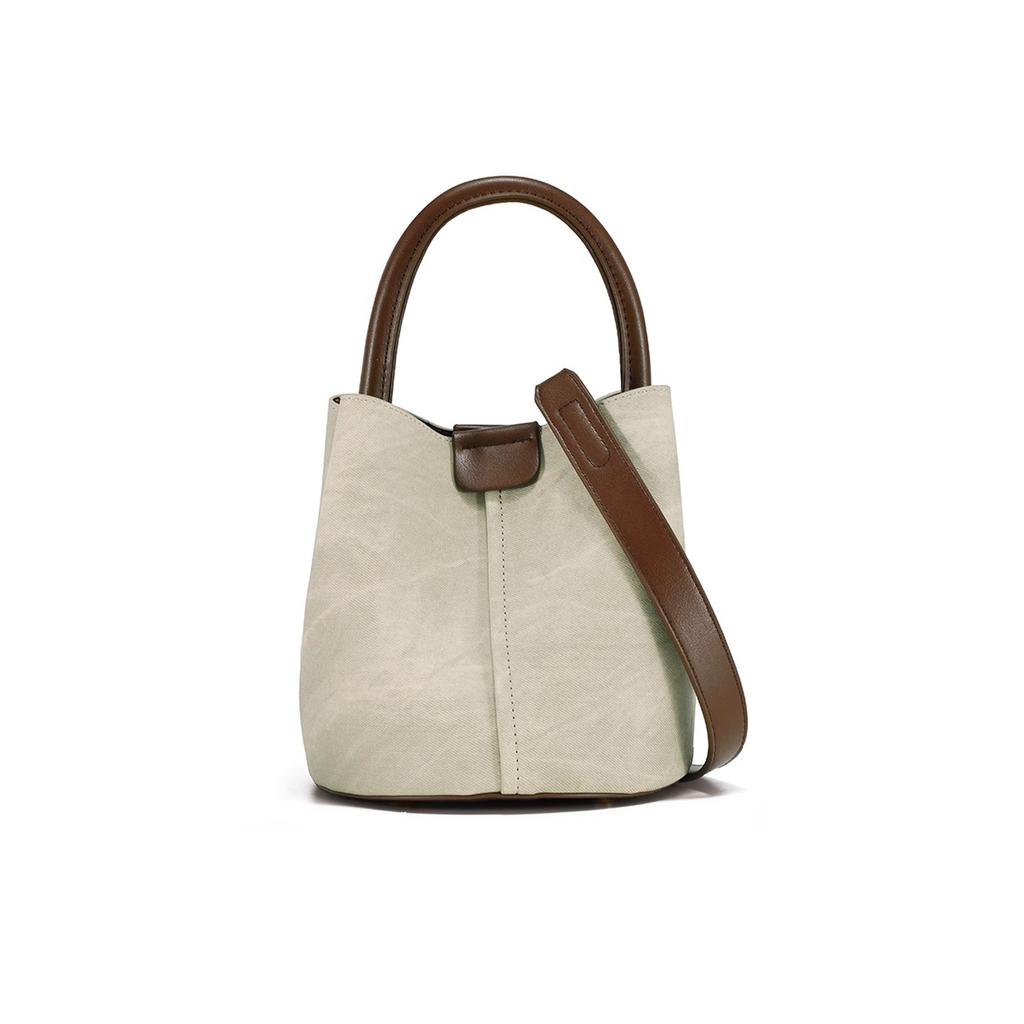 Vegetable Basket Bag, Commuting Handbag, Fashionable Bucket Bag, Elegant and High-end Mom Bag