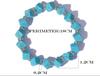 Personalized Ethnic Style Turquoise Bracelet with Butterfly Heart Number Patterns Exquisite Quality Diamond Gold Plated Bead