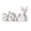 Christmas Deer Silicone Molds for Art Craft Silicone Epoxy Resin Mould for Epoxy Resin Candle Holder Gypsum Ornament