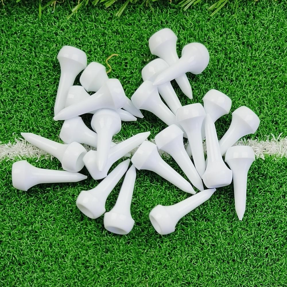 50pcs/Pack Mushroom Shape 34mm Plastic Golf Tee Durable Golf  Practice Golf Tees