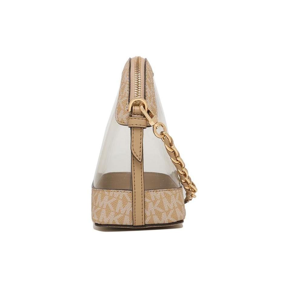 New MICHAEL KORS Jet Set Dome Bag, Crossbody Bag, Shoulder Bag Women's Camel 32T1GT9C3P-222