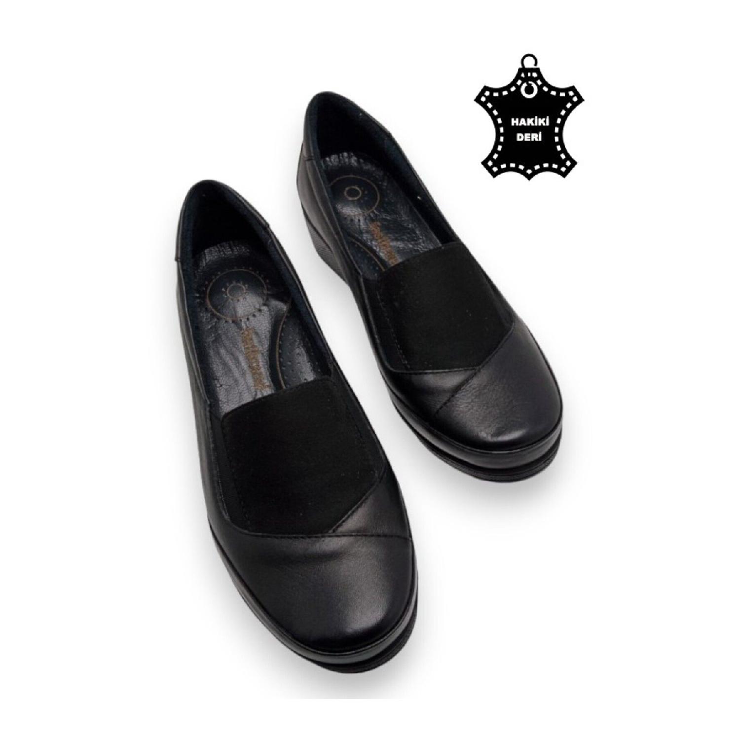 

Genuine Leather Full Orthopedic Black Mother Shoes 38 бордовий