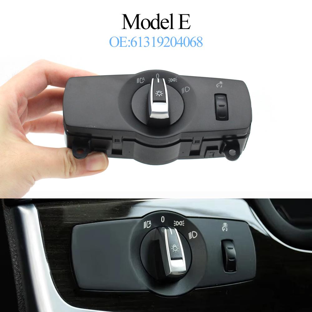Car Headlight Switch Lamp Rotation Button Assembly For BMW 5 5GT 6 7 X3 X4 Series F10 F07 F06 F01 F25 F26 520 525 530 640 730