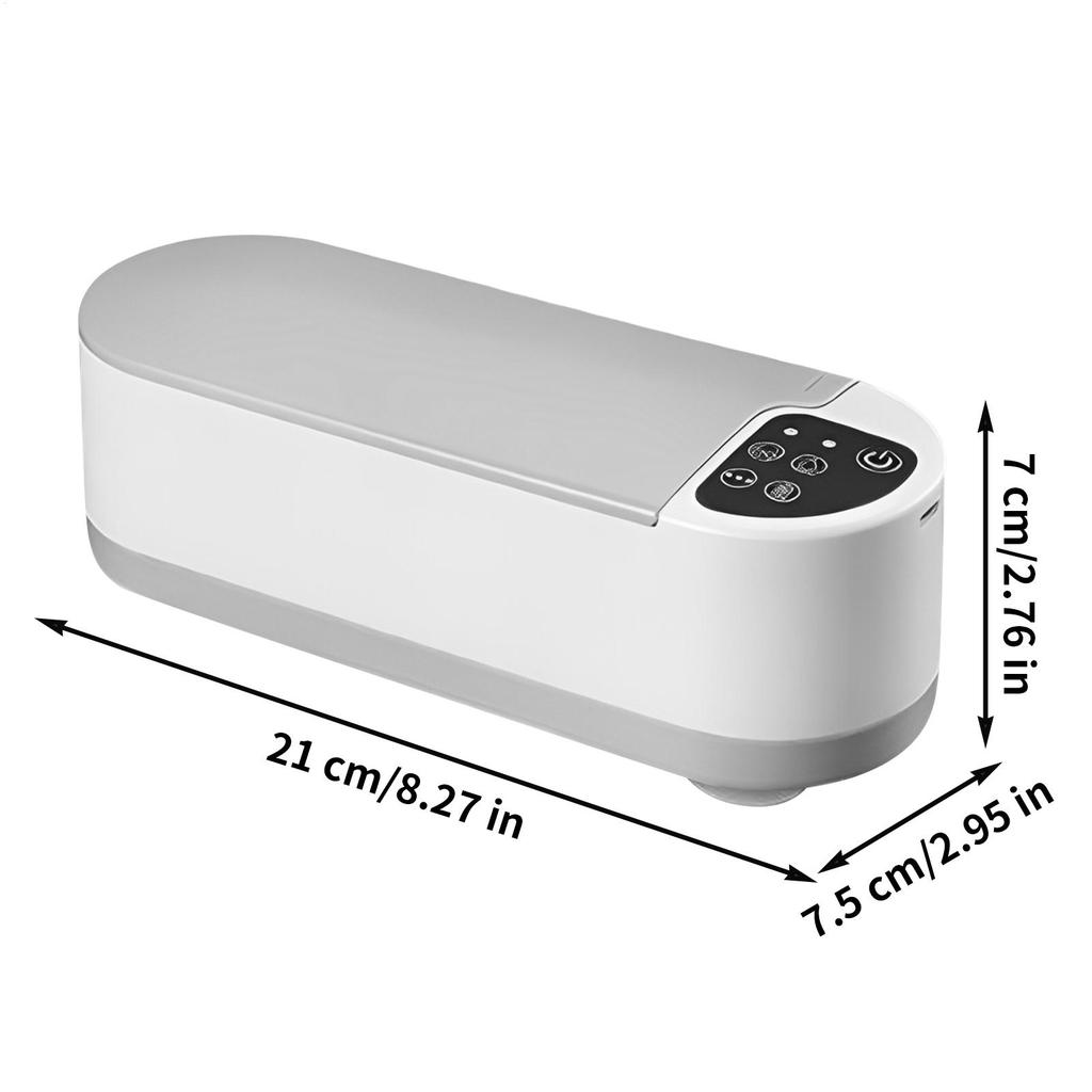 Jewelry Cleaner Portable Glasses Jewelry Cleaner Machine 2 Modes Rechargeable Cleaning Supplies for Eyeglasses Denture Retainer