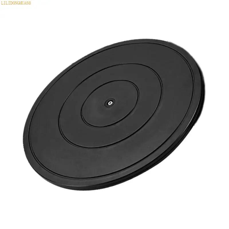 K1AE 360 Degree Rotating Craft Turntable Base for Sculpting Pottery Modeling and Photography PP Material Steel Ball Structure