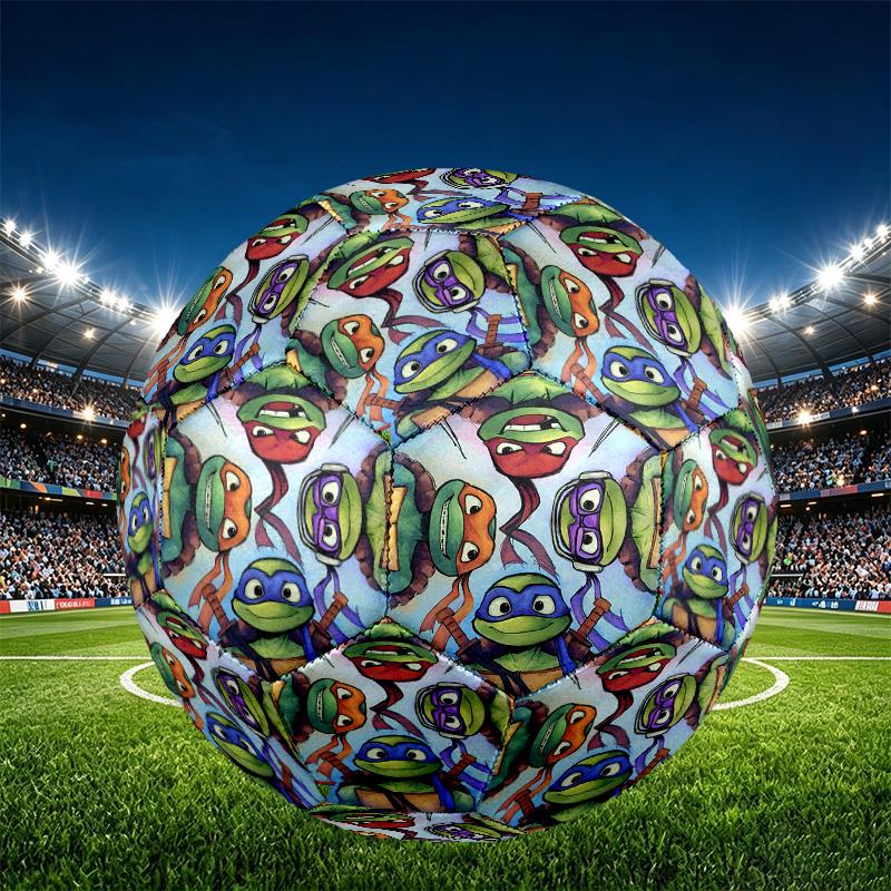 Gamer Print Size 5 Soccer Ball, PU Wear Resistant Football for Match Training and Daily Practice, Birthday Gift for Soccer Fans