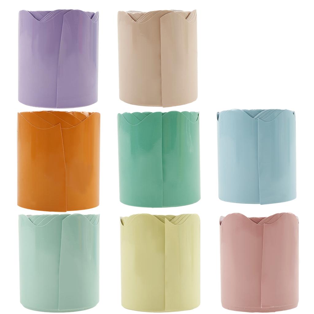 6/8 Rolls Classroom Bulletin Board Poster Border Sticker Colored Wavy Edge Paper Home Party DIY Wall Decoration Notice Board 10m