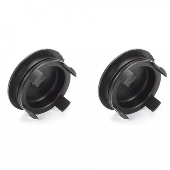 2X Cylinder Head Rear Camshaft Plug w/Seal Black for Honda Civic Acura Integra .