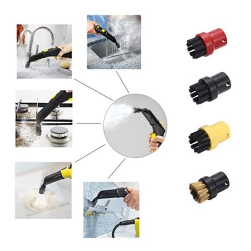 A25F-Steam Extension Nozzle Suitable For Karcher Steam Cleaners Includes Nozzle, Brush And Cloth