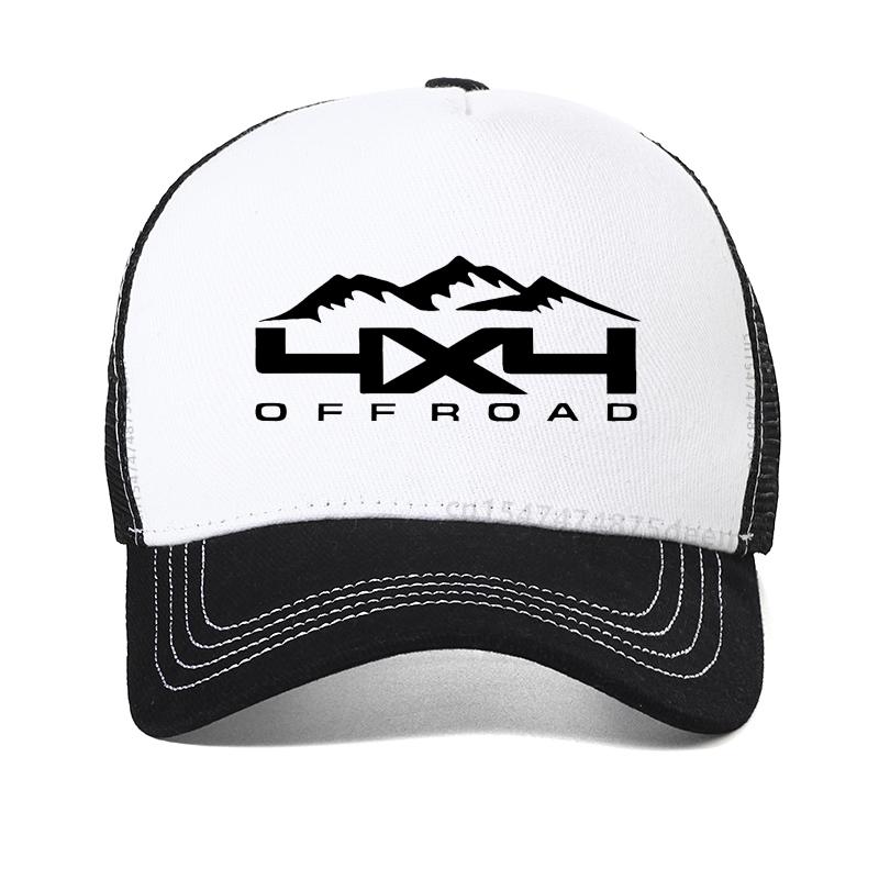 Creative outdoors 4x4 Off Road and Mountain Baseball cap Funny racing men hat summer Mesh Breathable Trucker hat gorras