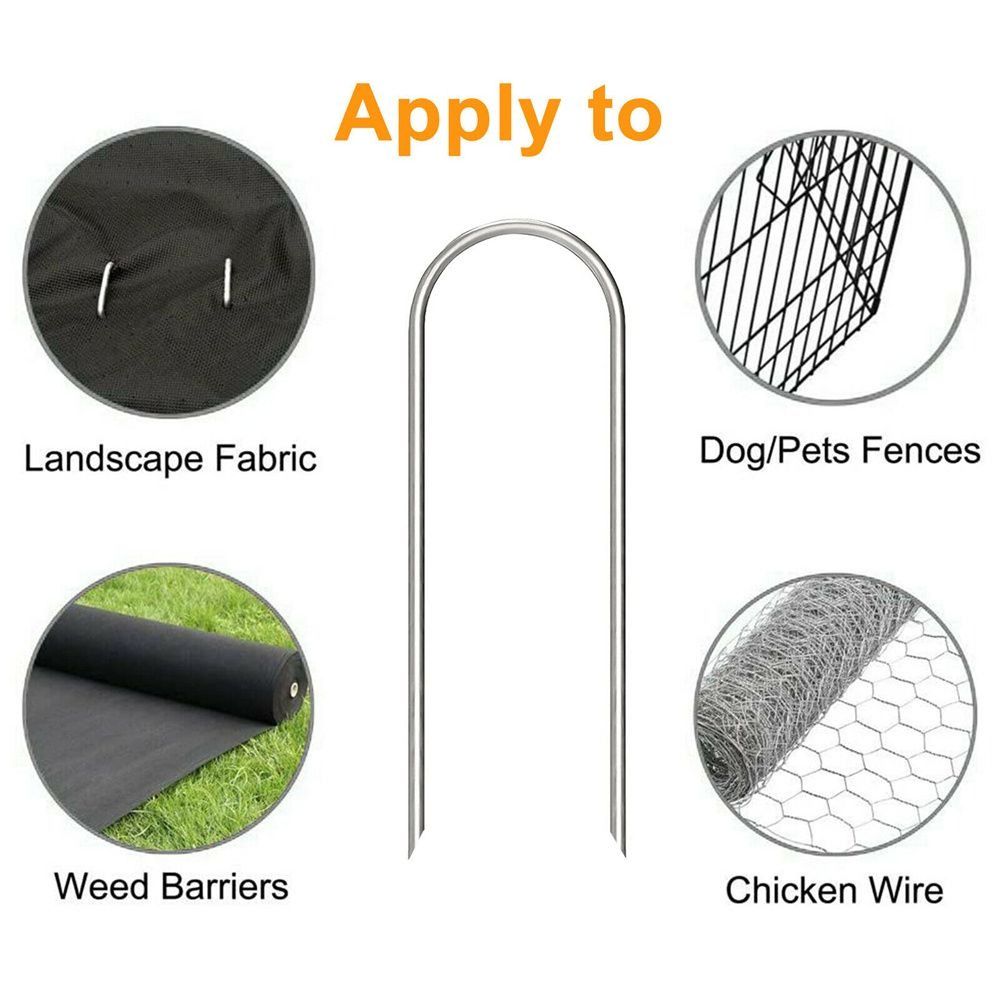 Kovová zemní kotva Snadno upevnitelná Kolíky ve tvaru U Opakovaně použitelný Větrný kolík Upevňovací nástroj