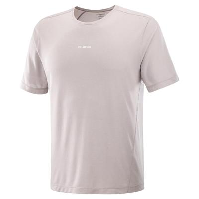Comfortable Breathable Round Neck Short Sleeve T-Shirt Men Tops Pink LC2424100