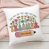 Personalised Pillow Case Custom Name Cushion Cover Teacher Life Decortion Pillowcase Theacher's Day Thanks Gifts for Teachers