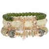 Bohemian bracelet creative tassel multi-layer beaded bracelet