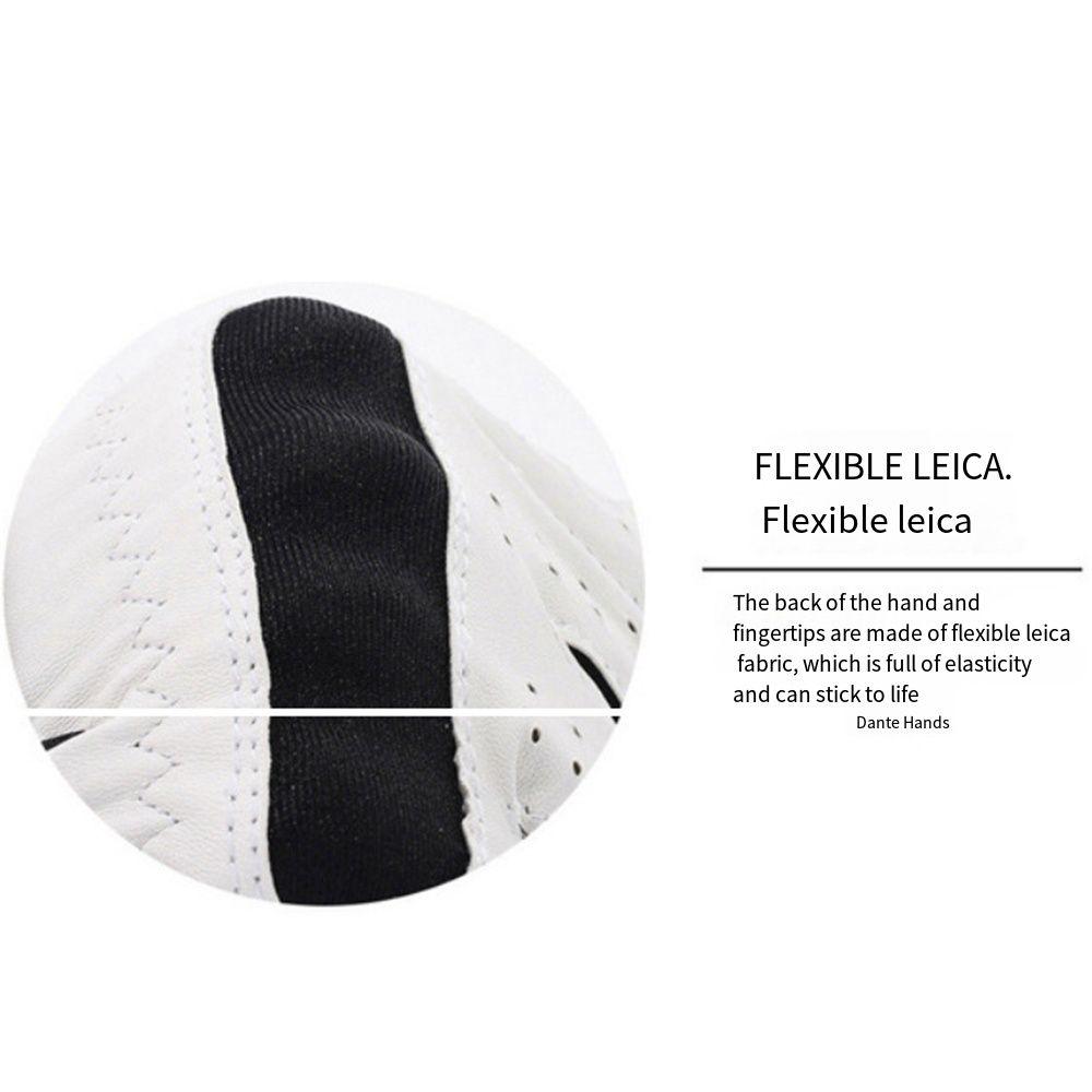 White Leather Golfing Glove Sheepskin Golf Accessories Soft Men's Sports Golf Glove  Golfer