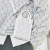 New MLB Monogram Collection Cellphone Pouches Gray White 3ACRH012N-43GRS