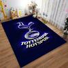 "Tottenham Hotspur Logo Design Carpet, Blue Soccer Fan Floor Rug" Suitable for use as an anti-slip for living room bedroom sofas