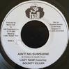 7-дюймовая пластинка LADY SAW, BOUNTY KILLER - Ain't No Sunshine NONE Hall Production 2000 Ямайка Регги, Ска и Даб Б/У