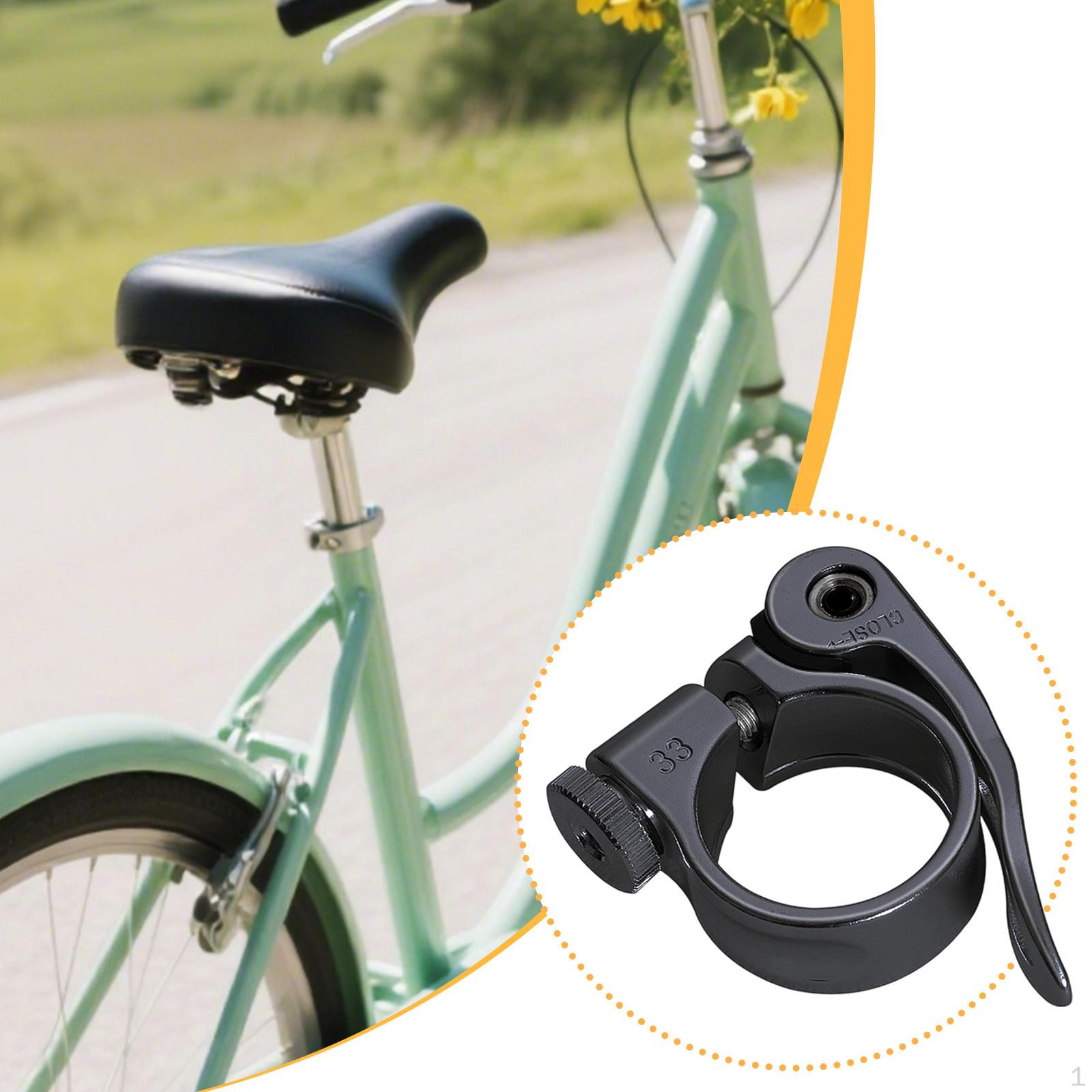 

Bike Seatpost Clamp Aluminum Alloy Direct Replaces, Professional, Accessories Quick Release Seat