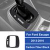 1PC Real Carbon Fiber For Ford Escape 2013 2014 2015 2016 Car Gear Shift Panel Frame Decoration Sticker Car Interior Accessories