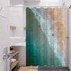 Scenic Photo Washable Dirt-Resistant Shower Curtain Shower Head Waterproof Polyester Bath Curtain For Home Decor Accessories
