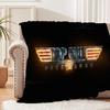 Fighter Aircraft Top Gun Patterns Blanket Fashion Flannel Blanket Cosy Lazy Couch Cover Blanket Super Soft Sheet Mattresses