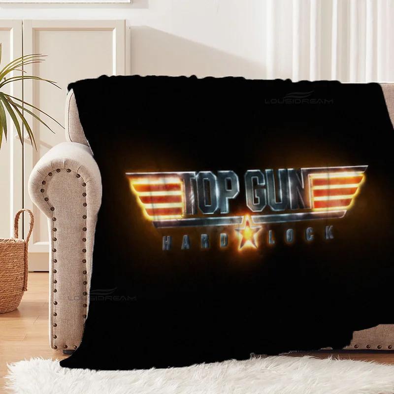 Fighter Aircraft Top Gun Patterns Blanket Fashion Flannel Blanket Cosy Lazy Couch Cover Blanket Super Soft Sheet Mattresses
