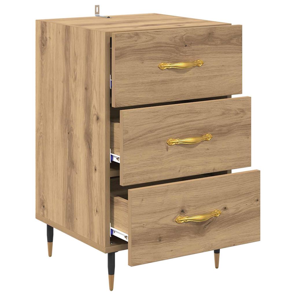 Nightstand Artisan Oak 40 x 40 x 66 cm Particleboard