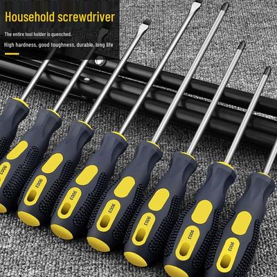 High Strength Magnetic Screwdriver Set with Phillips & Slotted Tips, Non-Slip Handle, Chrome Vanadium, Durable for Hardware Tasks