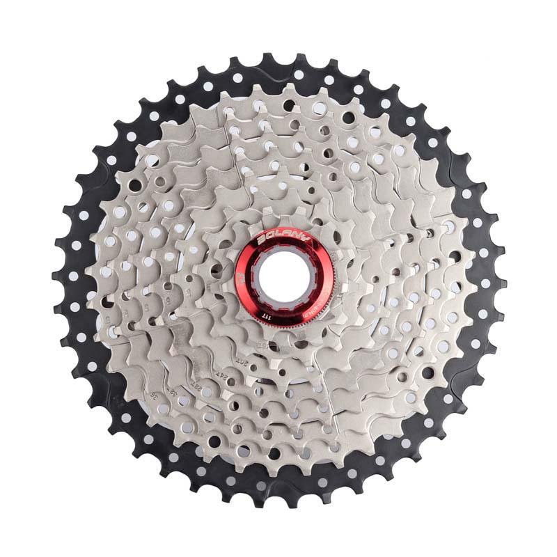 BOLANY 10 Speed Freewheel Cassette 11-32T MTB Road Bike Flywheel Silver Sprocket