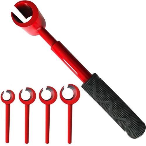 5-Piece Hinge Gap Adjustment Wrench Set, Door Hinge Adjustment Wrench, Door Hinge Repair Tool, Multi-Size Precision Tool Kit