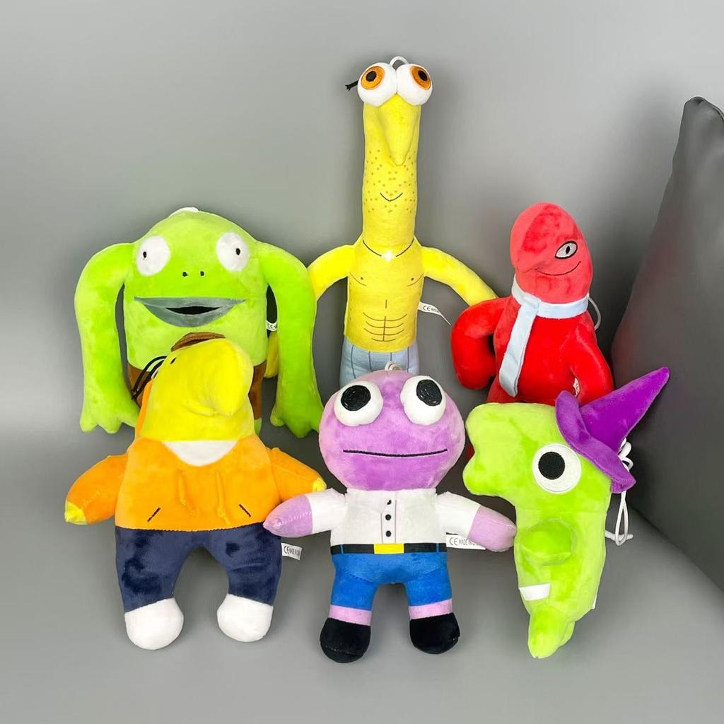 Smiling Buddies Cuddly Companions Endearing Pim Pimling Charlie Dompler Stuffed Doll Monster Allan Red Glep Snuggly Stuff Plaything