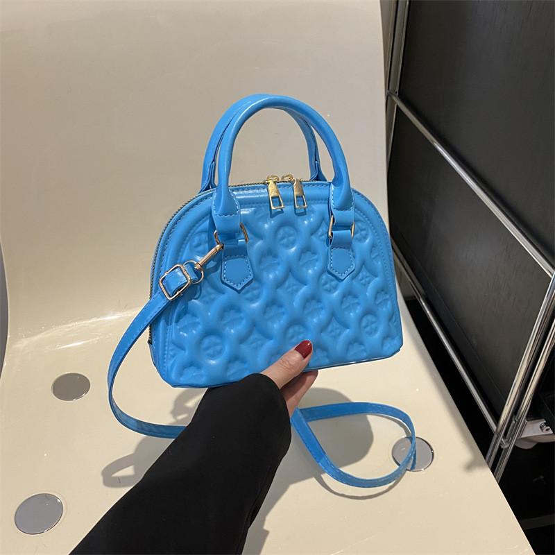 Chic Urban Minimalist Bag For Women 2023 New Fashionable Shoulder Bag синий