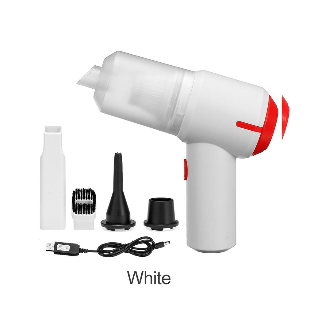 Портативный ручной пылесос 3-в-1 Беспроводной пылесос белый
