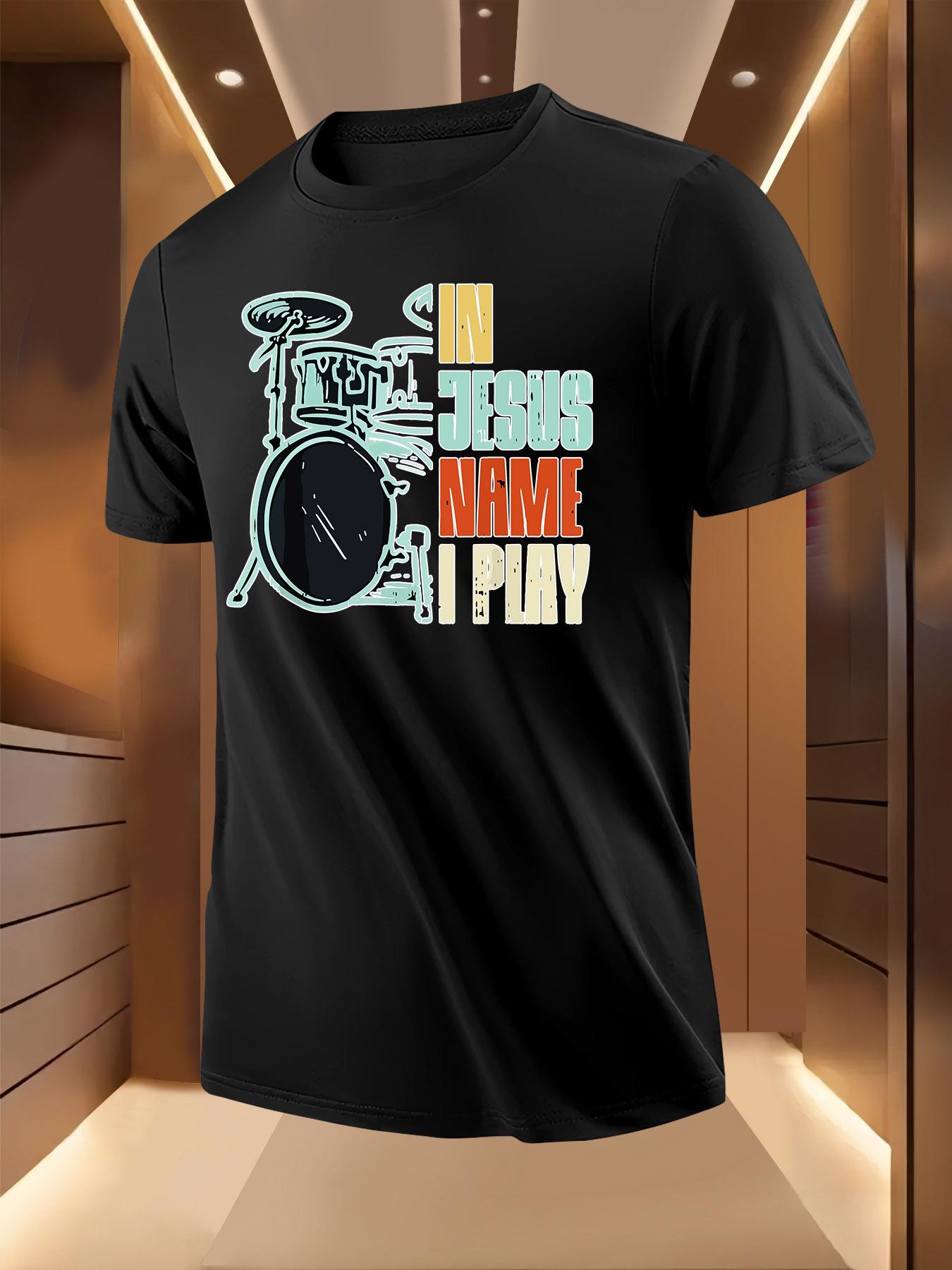 Summer Tshirt with Bold In Name I Play Print XXXL