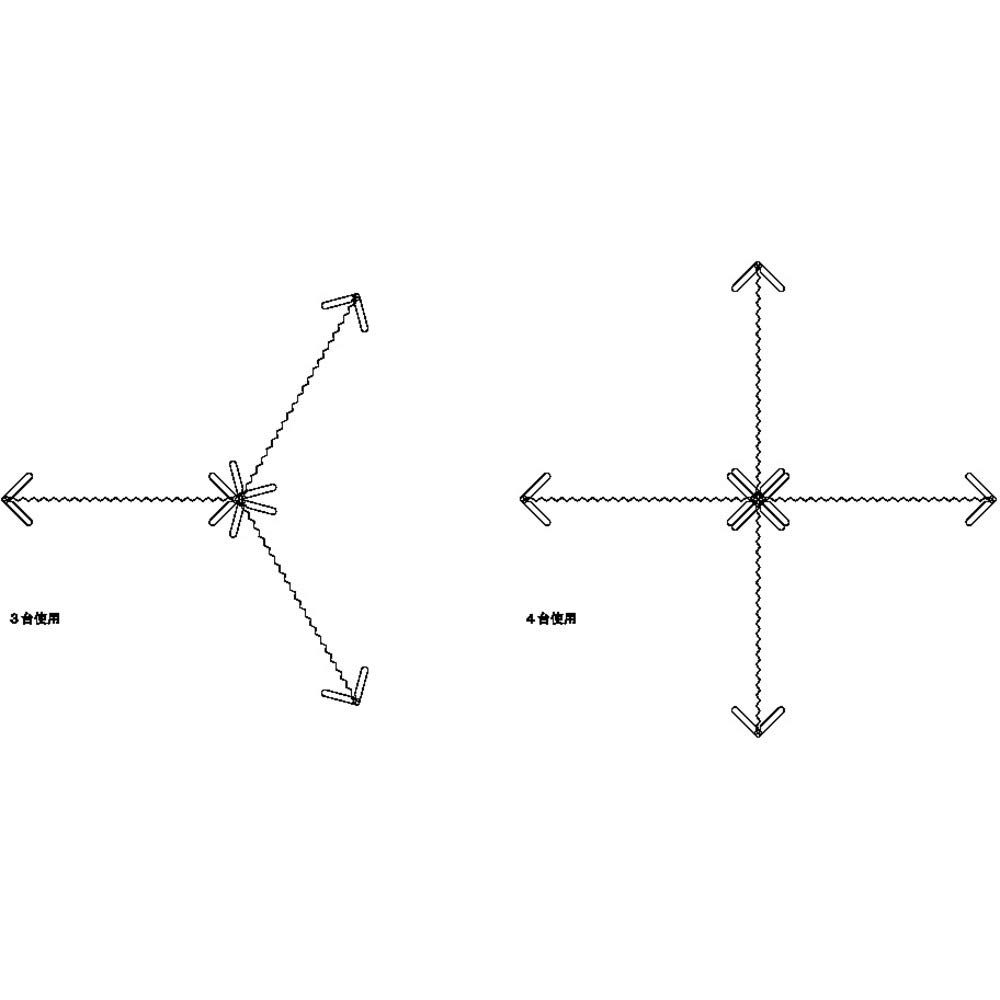 TRUSCO Retractable Cross Width X Height Partition, White, 462-1800mm 1529mm, CRP1518-W