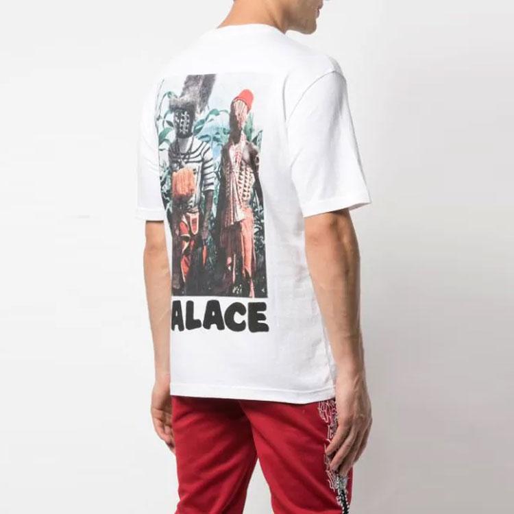 Palace Stoggie Print Short Sleeve T-Shirt Unisex Tops White P18FW053