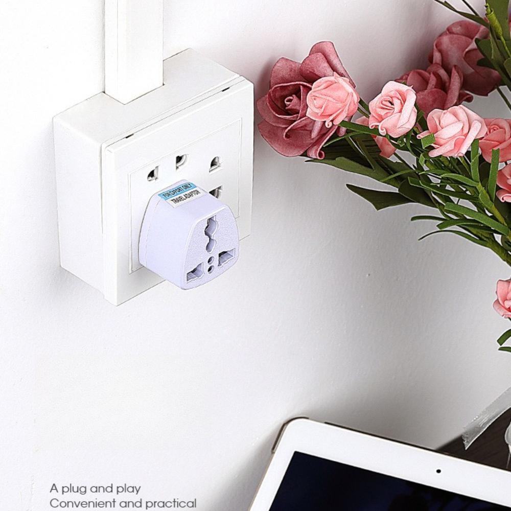 Universal EU German Conversion Plug Adapter European Germany Australia Chinese Power Socket White Travel Conversion Plug