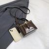Fashionable Retro Women Shoulder Bags Solid Color PU Strap Large Capacity Internal Pocket Waterproof Shoulder Bag for Daily Use