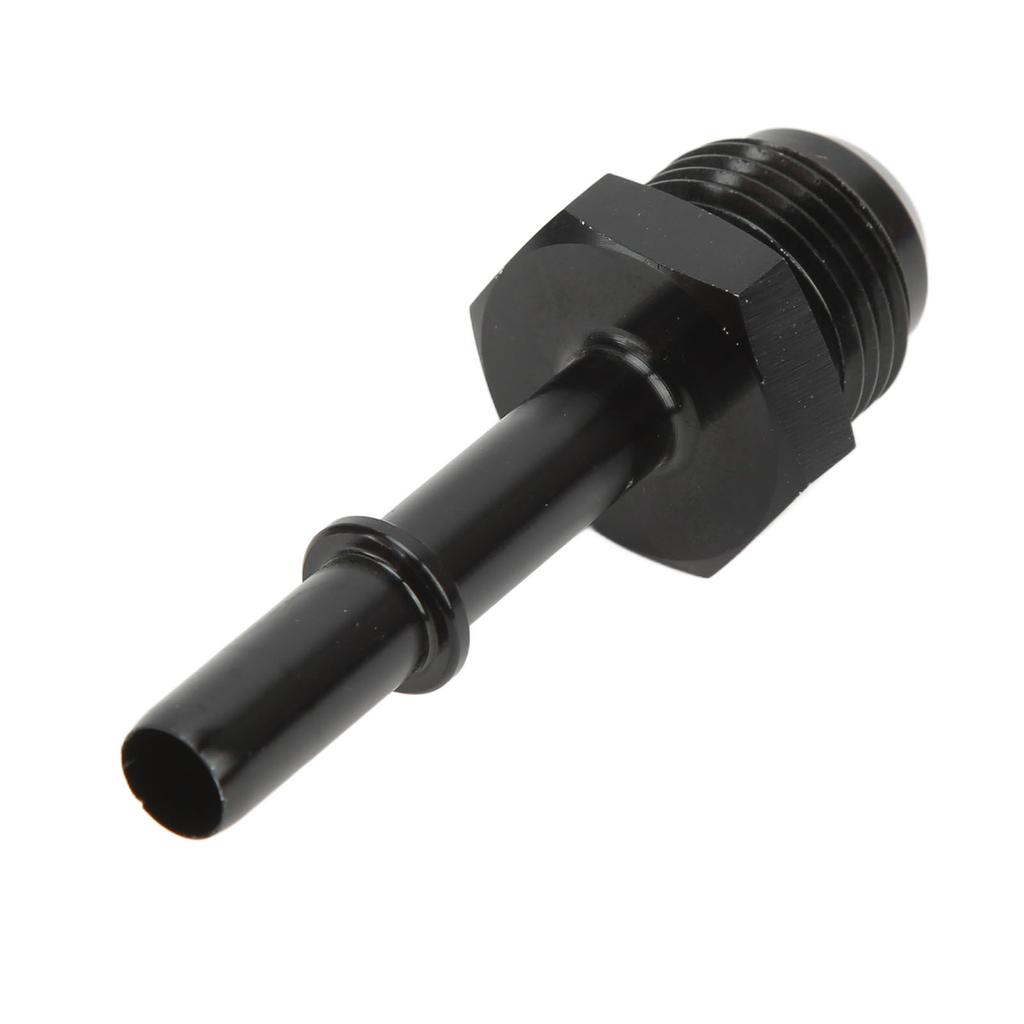 Quick Disconnect EFI Fitting Adapter Push On Aluminum Alloy Black Anodized Finish for Fuel Filter Rail Feed Port AN6 5