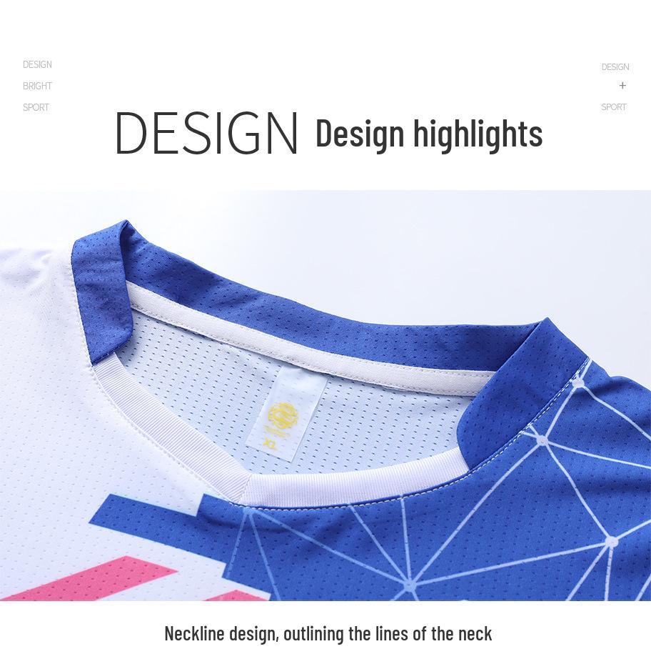 2026 Year of the Horse Breathable Quick-Dry Badminton Uniform Set - Sportswear Top Training Clothing