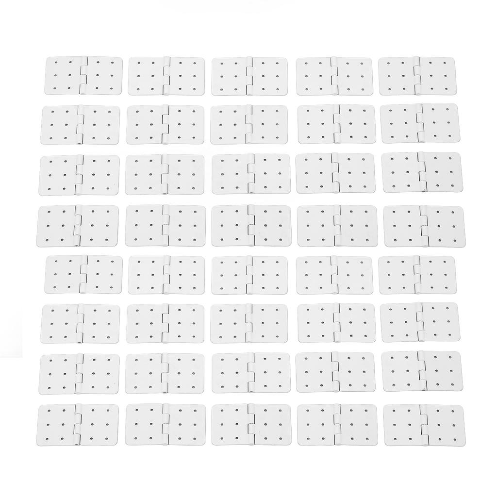 40PCS RC Pinned Hinges Remote Control Airplane Plastic Hinge Model Aircraft Wing Parts L Size