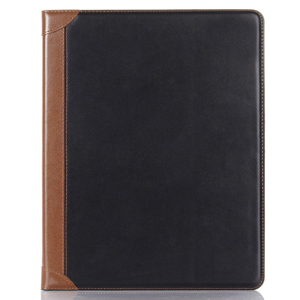 For iPad Pro 11 (2024) Case Leather Folio Book Stand Tablet Cover with Auto Sleep/Wake