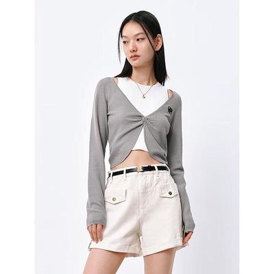 PEACEBIRD Women's Lightweight V-Neck Knit Cardigan