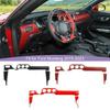 Autocolante Decorative ABS pentru Consola Centrală, Huse de Protecție pentru Ford Mustang 2015-2023 Accesorii Interioare