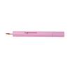 Retractable Lipstick Brush Dual Head Makeup Brush with Cover for Lip Liner Concealer Pink