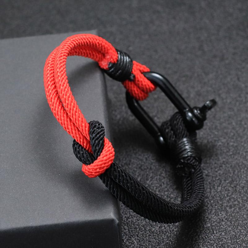 Noter Yellow Blue Ukrainian Symbol Bracelet Men Bicolor Concentric Knot Cord Chain Braclet Gift For Him Ukraine Accessories