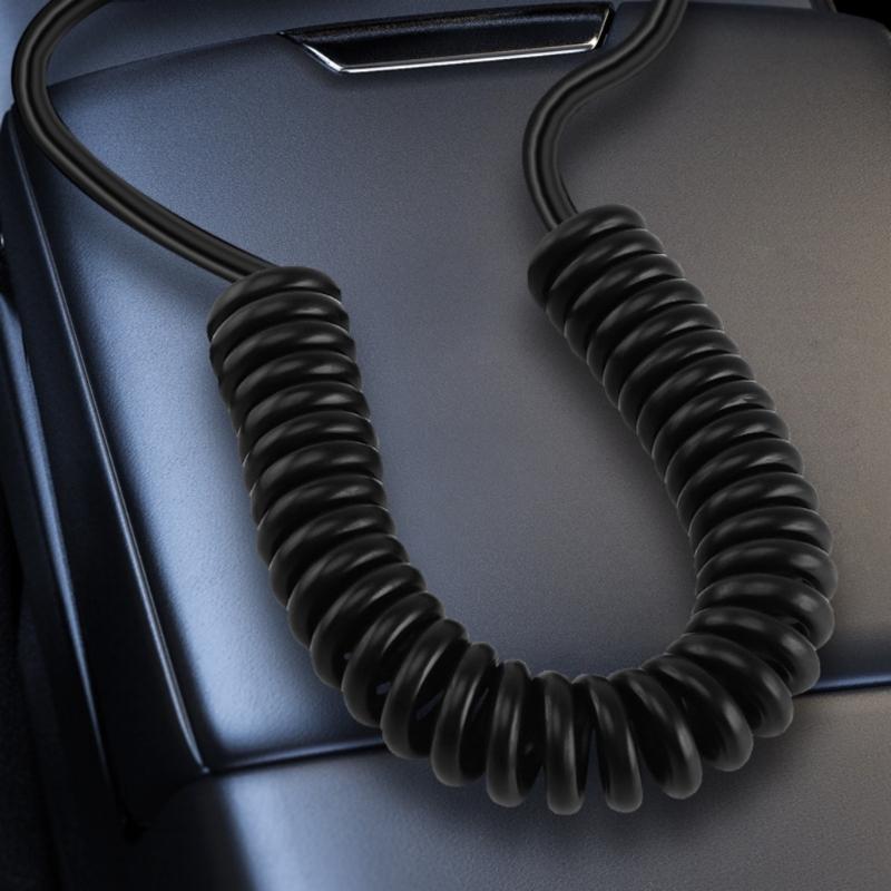 Double End Type C Rapid Charging Cable 240W Power Delivery Spring Reinforced Construction For Office Home Travel Use