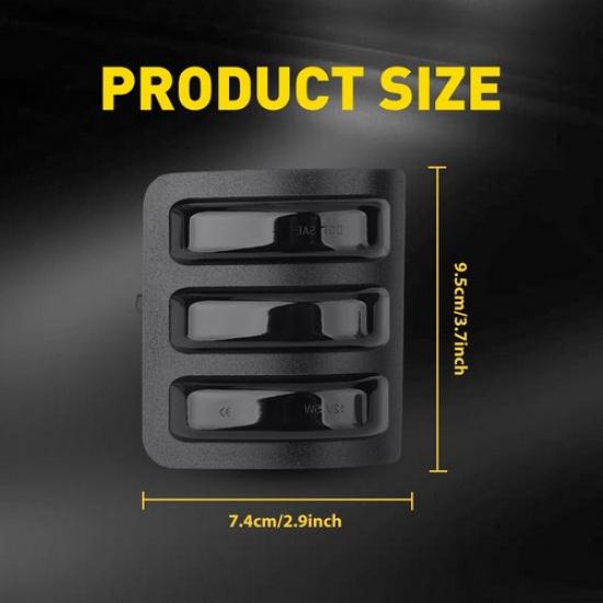 2PCS LED Mirror Side Turn Signal Light For Ford F-150/250/350/450/550 Duty Super