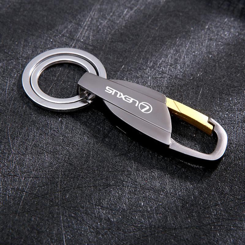 Zinc Alloy Key Ring Men Keychain Customize Logo For Lexus F SPORT ES RX NX LS UX LM LX GX LC RZ IS CT GS RC HS SC TX LBX IS300 R